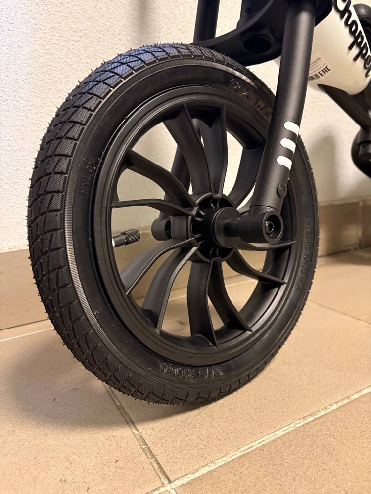 Беговел Chopper CH3W (белый) Надувные колеса 12 дюймов фото-6 Беговел Chopper CH3W (белый) Надувные колеса 12 дюймов фото-6