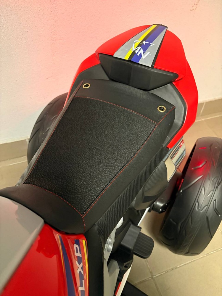 Детский электромотоцикл Baby Driver арт. R333 (красный) Усиленный аккумулятор фото-4