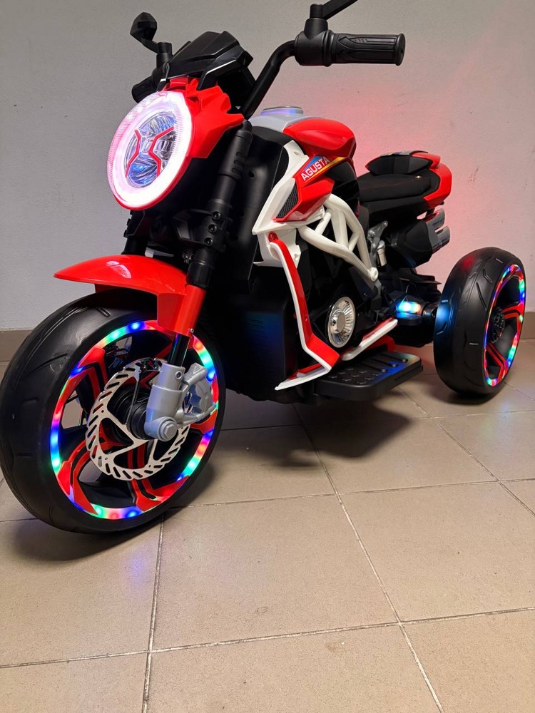 Детский электромотоцикл Baby Driver арт. R333 (красный) Усиленный аккумулятор - фото1 Детский электромотоцикл Baby Driver арт. R333 (красный) Усиленный аккумулятор - фото1