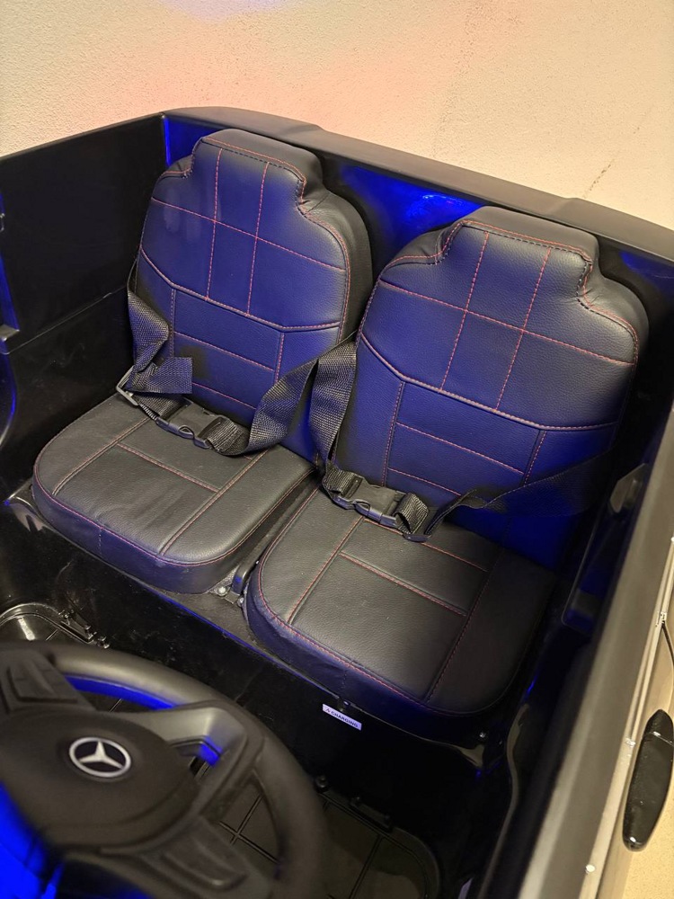 Детский электромобиль Baby Driver E005MM (черный глянец) Mercedes Полноприводный, двухместный фото-5