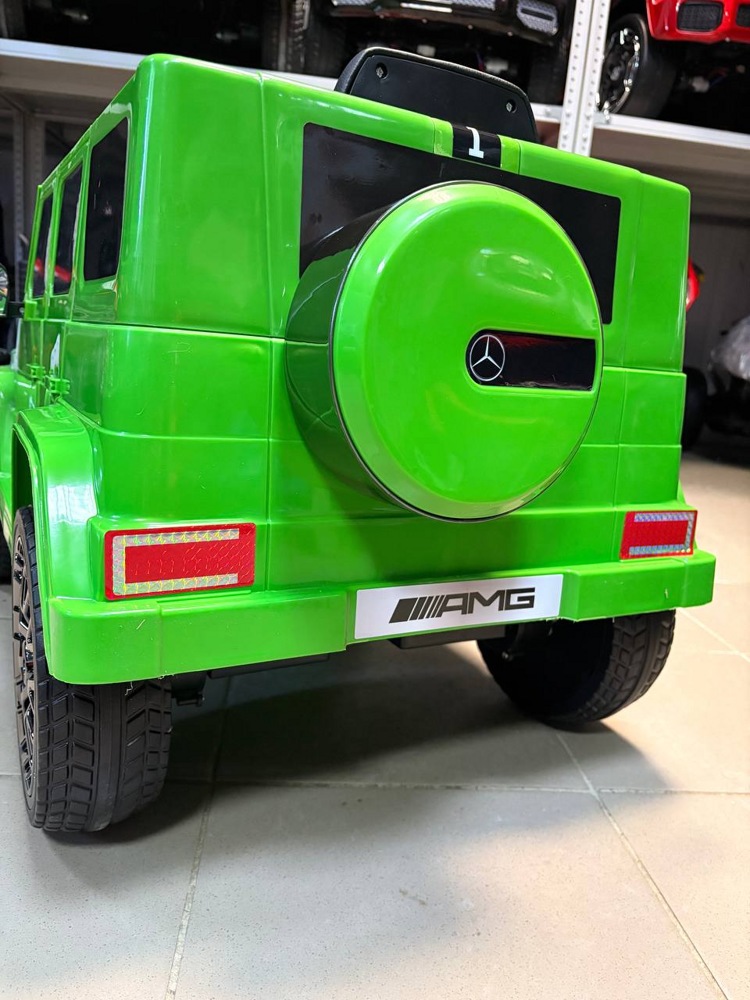 Детский электромобиль RiverToys Mercedes-AMG G63 G222GG (зеленый) фото-6