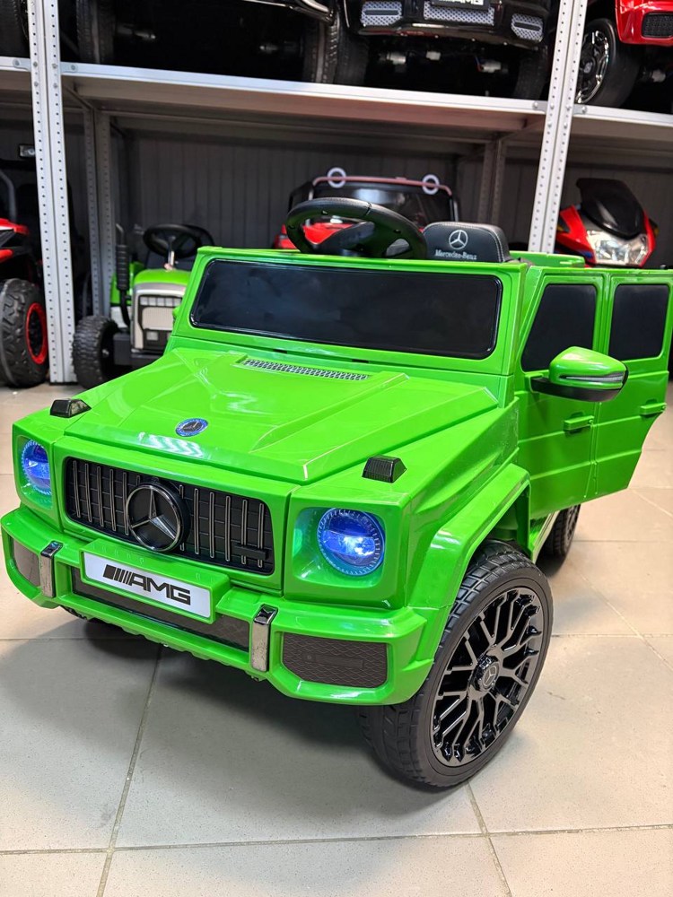 Детский электромобиль RiverToys Mercedes-AMG G63 G222GG (зеленый) фото-5