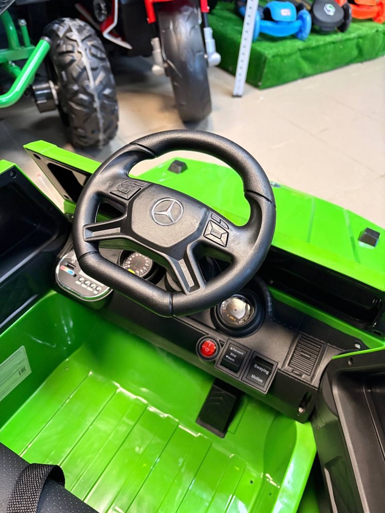 Детский электромобиль RiverToys Mercedes-AMG G63 G222GG (зеленый) фото-4