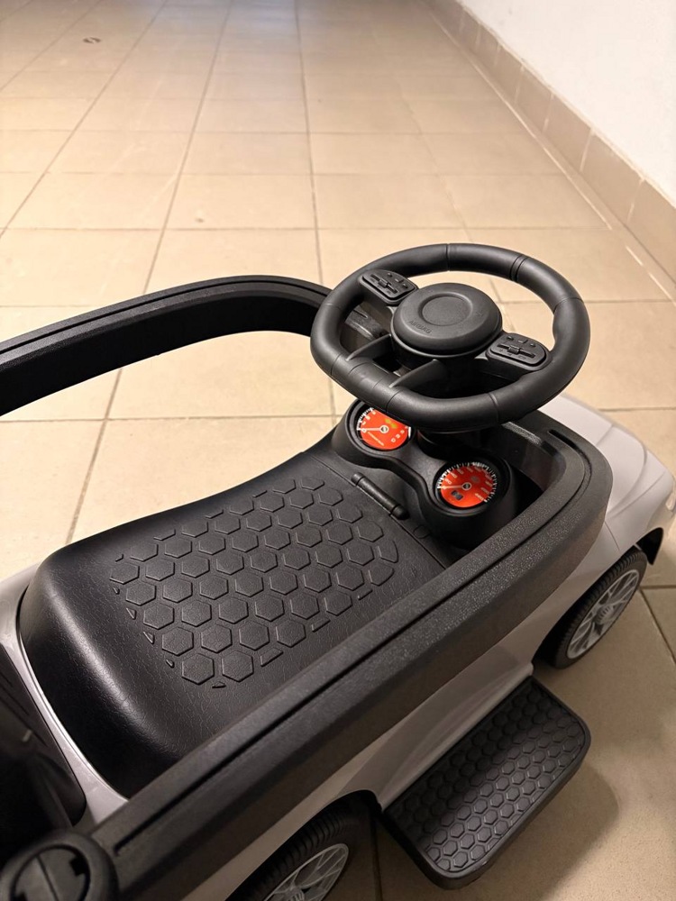 Детский толокар RiverToys Z005ZZ-A (серый) фото-4