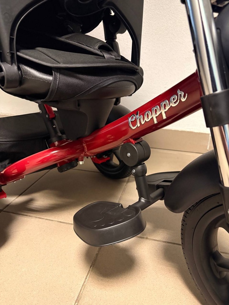 Детский велосипед Chopper CH1R-2 (красный) наклонный руль, обновленная родительская ручка и фара, солнцезащитная накидка фото-6 Детский велосипед Chopper CH1R-2 (красный) наклонный руль, обновленная родительская ручка и фара, солнцезащитная накидка фото-6