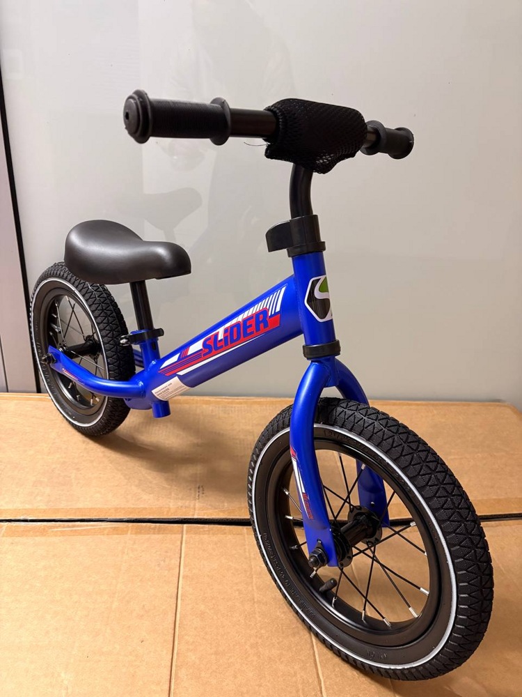 Беговел Slider DJA105B (синий) жидкостная покраска, надувные колеса 12, стальная рама - фото1 Беговел Slider DJA105B (синий) жидкостная покраска, надувные колеса 12, стальная рама - фото1