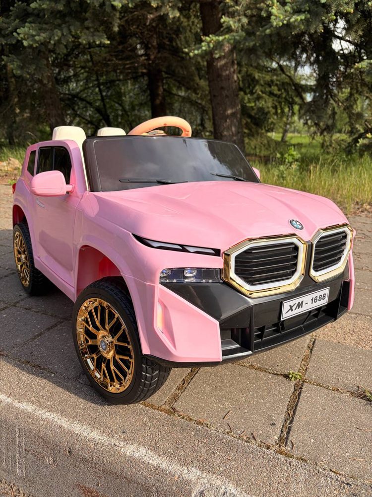 Детский электромобиль Baby Driver E005BB BMW-XM (розовый) - фото2