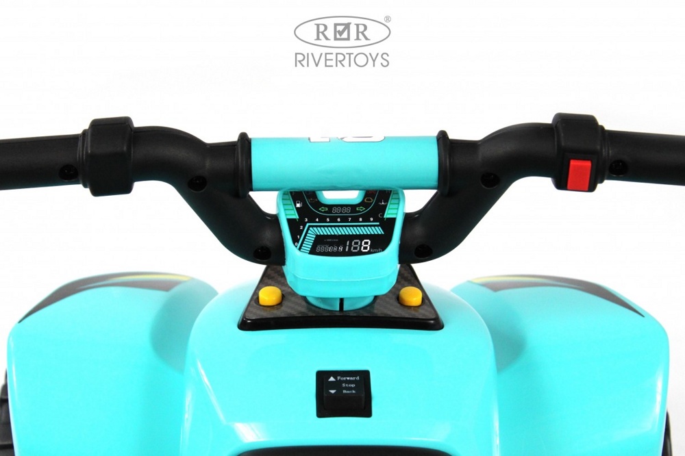 Детский электромобиль квадроцикл RiverToys H001HH (синий) - фото5