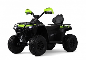 Детский электроквадроцикл RiverToys E009EE (зеленый) Полноприводный - фото