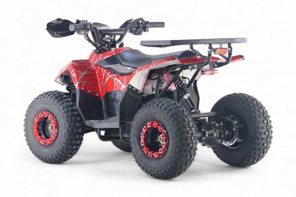 Детский электроквадроцикл RiverToys LEON 48V (красный Spider) фото-3 Детский электроквадроцикл RiverToys LEON 48V (красный Spider) фото-3