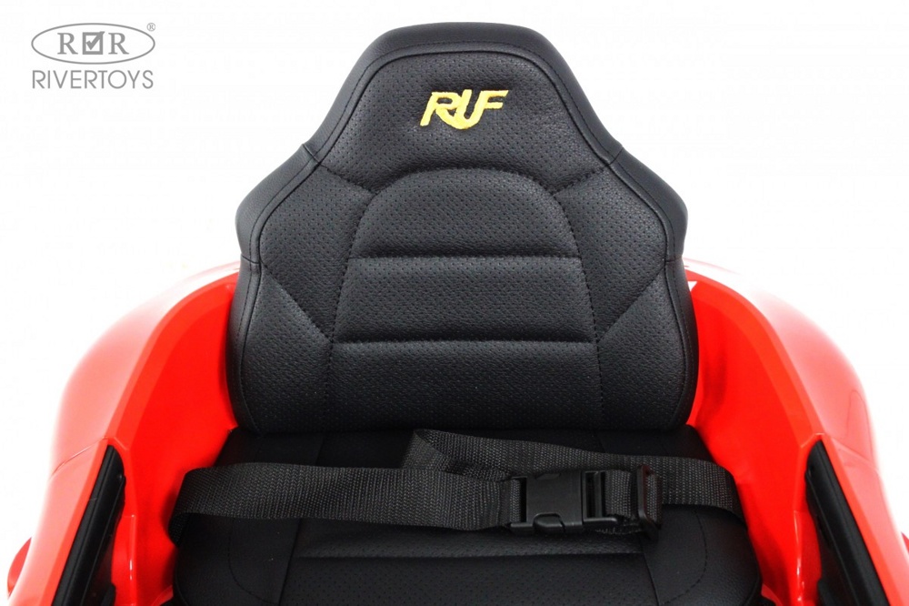 Детский электромобиль RiverToys Porsche 911 RUF A444AA (красный) - фото6
