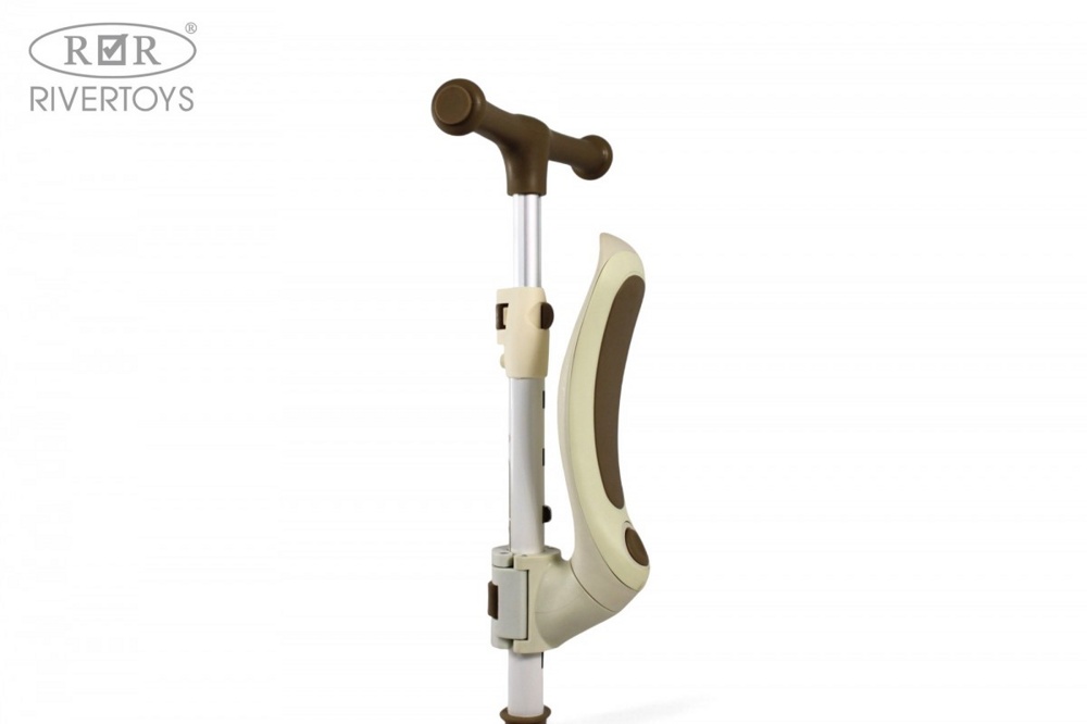 Детский самокат RiverToys HB-8001S (коричневый) фото-3