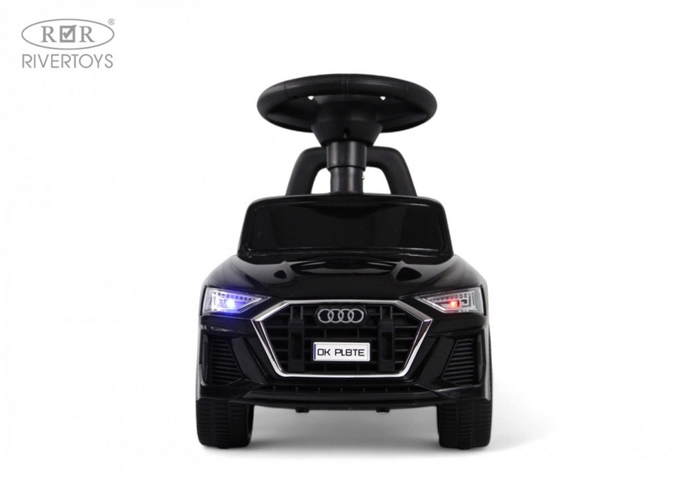 Детский толокар RiverToys Z004ZZ-A (черный) - фото5