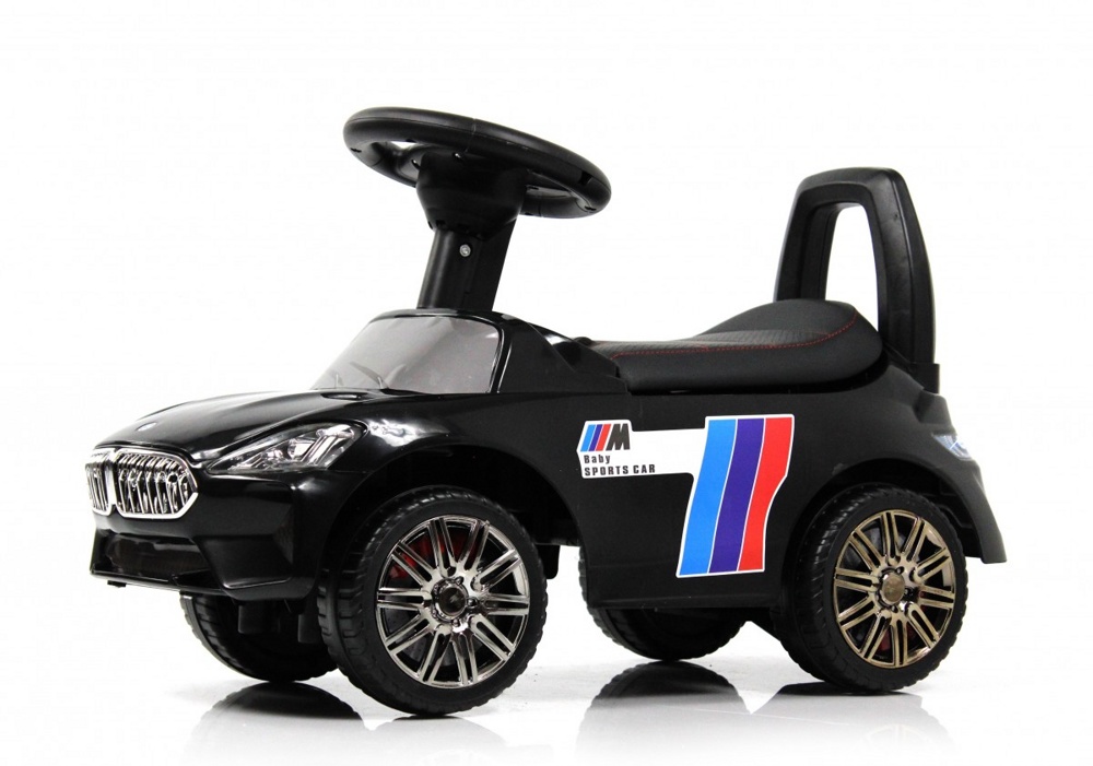 Детский толокар RiverToys L001LL-B (черный) BMW