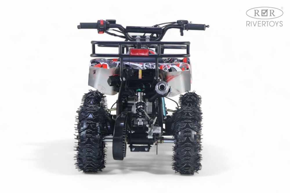 Детский квадроцикл RiverToys TIGER (красный special) Бензиновый - фото6