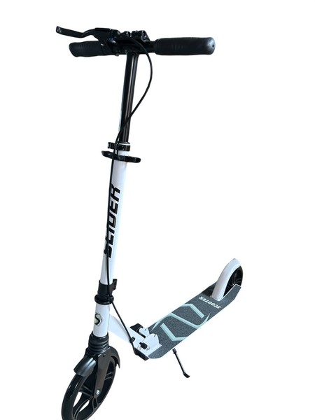 Складной самокат двухколесный Slider IT105BK (черный) С ручным тормозом - фото1 Складной самокат двухколесный Slider IT105BK (черный) С ручным тормозом - фото1