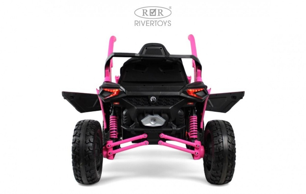 Детский электромобиль RiverToys Z707ZZ (розовый) - фото5