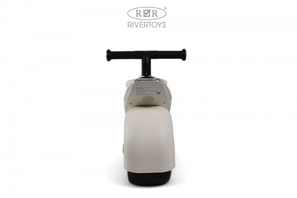 Детский беговел RiverToys HB-222 (белый) - фото6