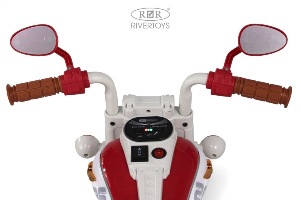 Детский электромобиль RiverToys G500GG-A (розовый) - фото6