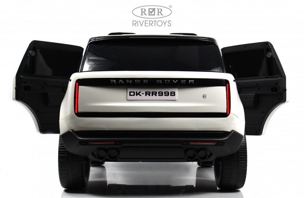 Детский электромобиль RiverToys Y999YY (белый) Range Rover Полноприводный Двухместный - фото3