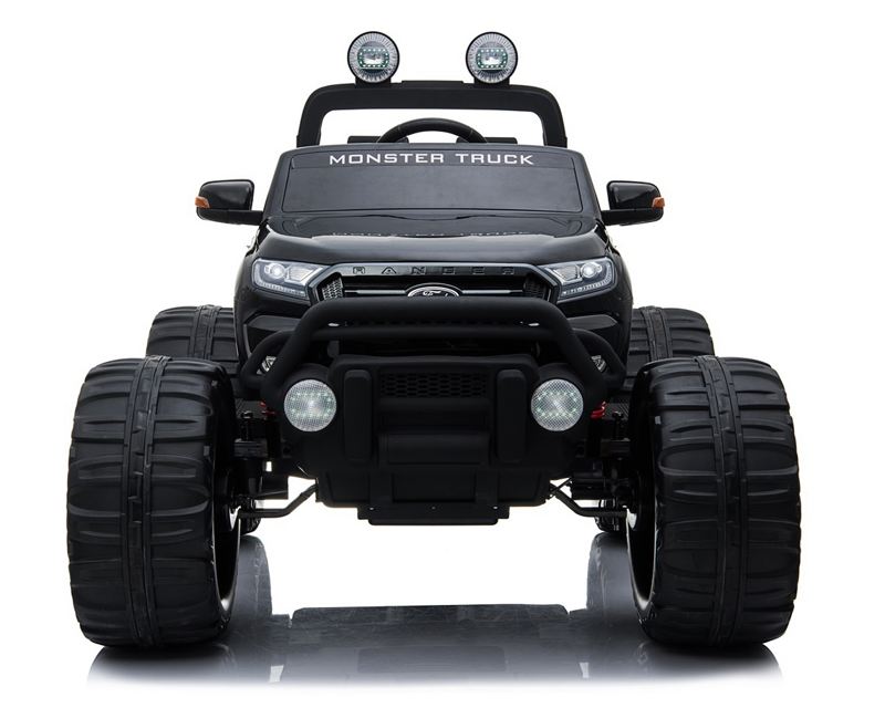 Детский электромобиль RiverToys Ford Ranger Monster Truck 4WD DK-MT550 (черный глянец) Лицензия - фото3