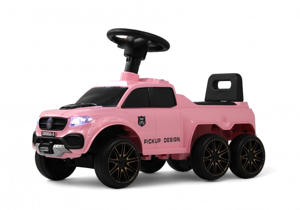 Детский толокар RiverToys G008GG-D (розовый) Mercedes