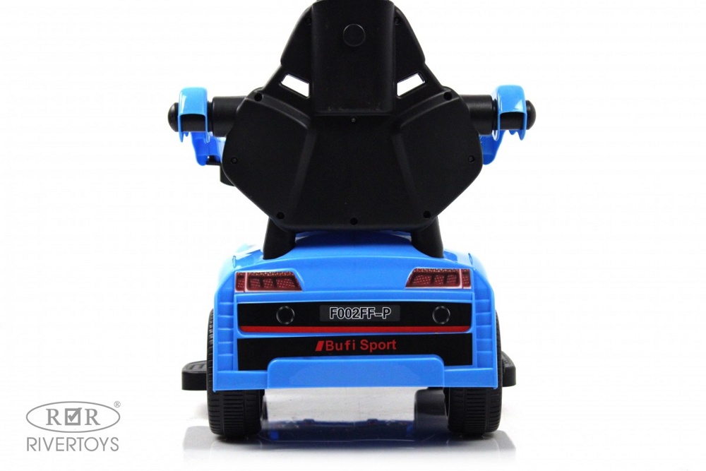 Детский толокар River Toys F002FF-P (синий) Audi - фото6