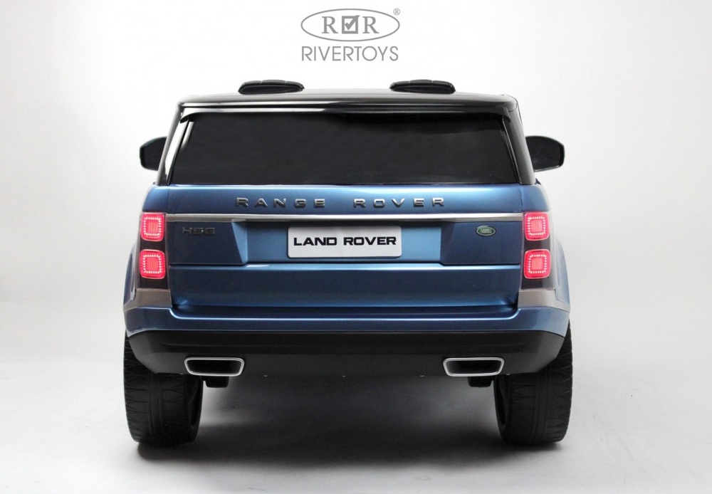 Детский электромобиль RiverToys Range Rover HSE 4WD Y222YY (синий глянец) Лицензия Двухместный Полнопрводный - фото6