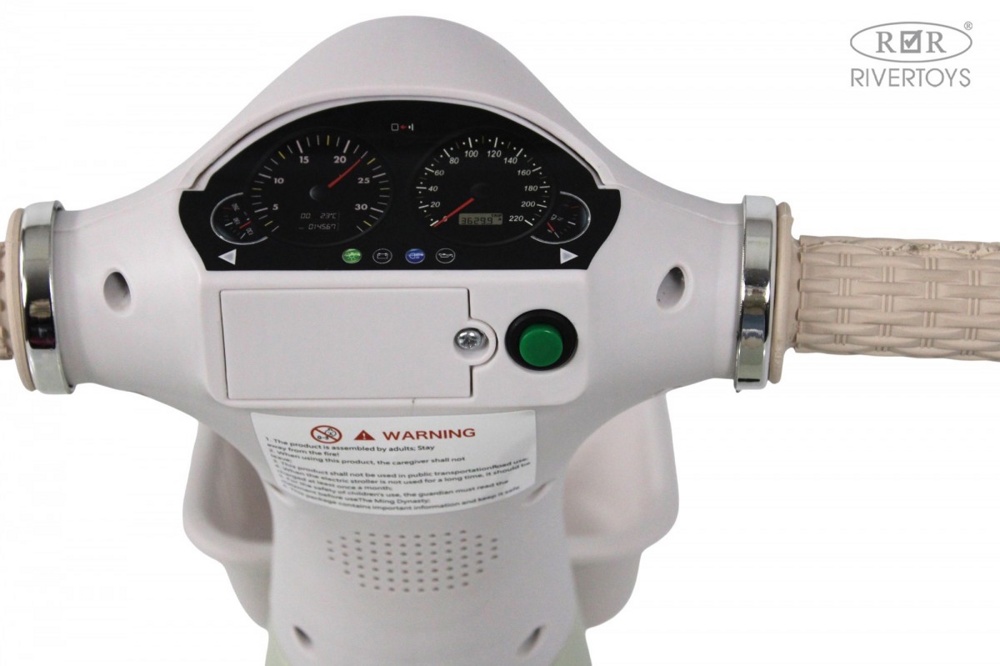 Детский электроскутер RiverToys K011PX (зеленый) фото-5 Детский электроскутер RiverToys K011PX (зеленый) фото-5