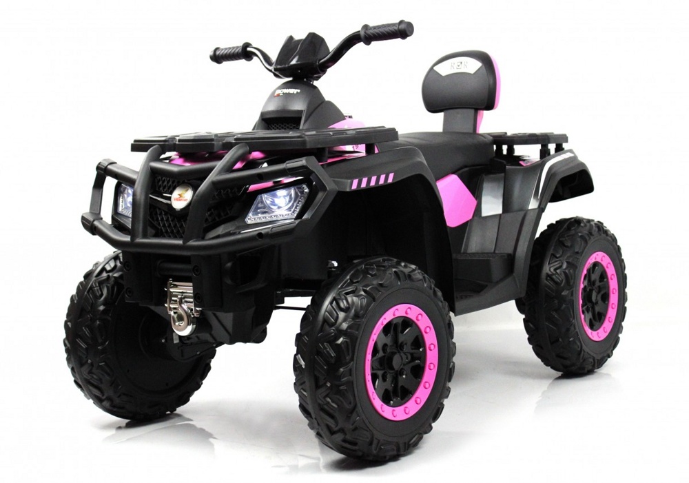 Детский электроквадроцикл RiverToys T001TT 4WD (розовый) 12V/10Ah