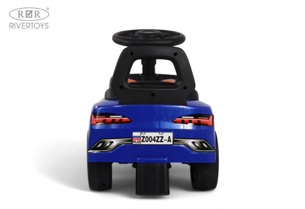 Детский толокар RiverToys Z004ZZ-A (синий) - фото6