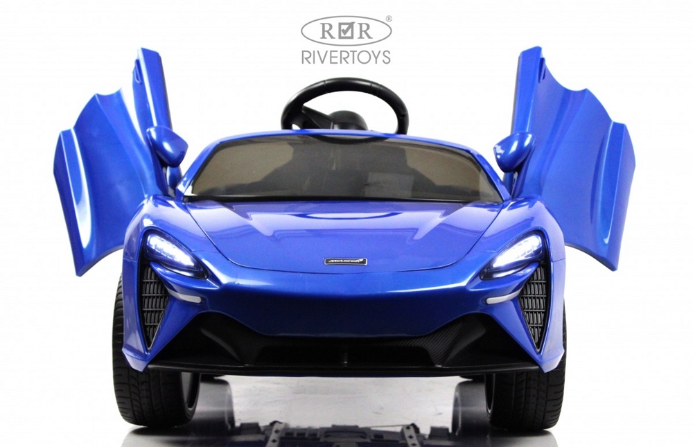Детский электромобиль RiverToys McLaren Artura P888BP (синий) - фото2