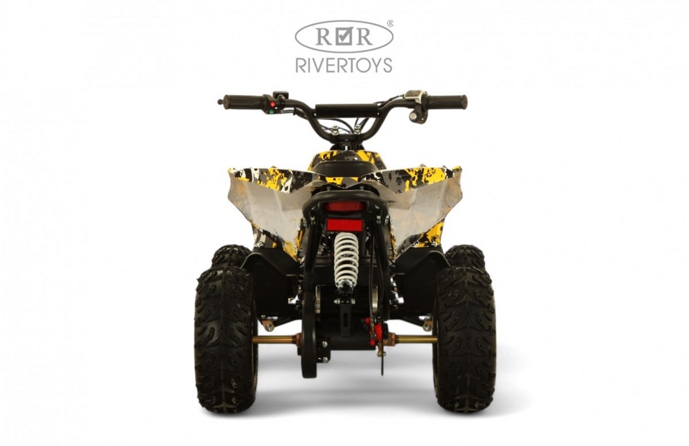Детский электроквадроцикл RiverToys MARK (желтый Special) - фото6