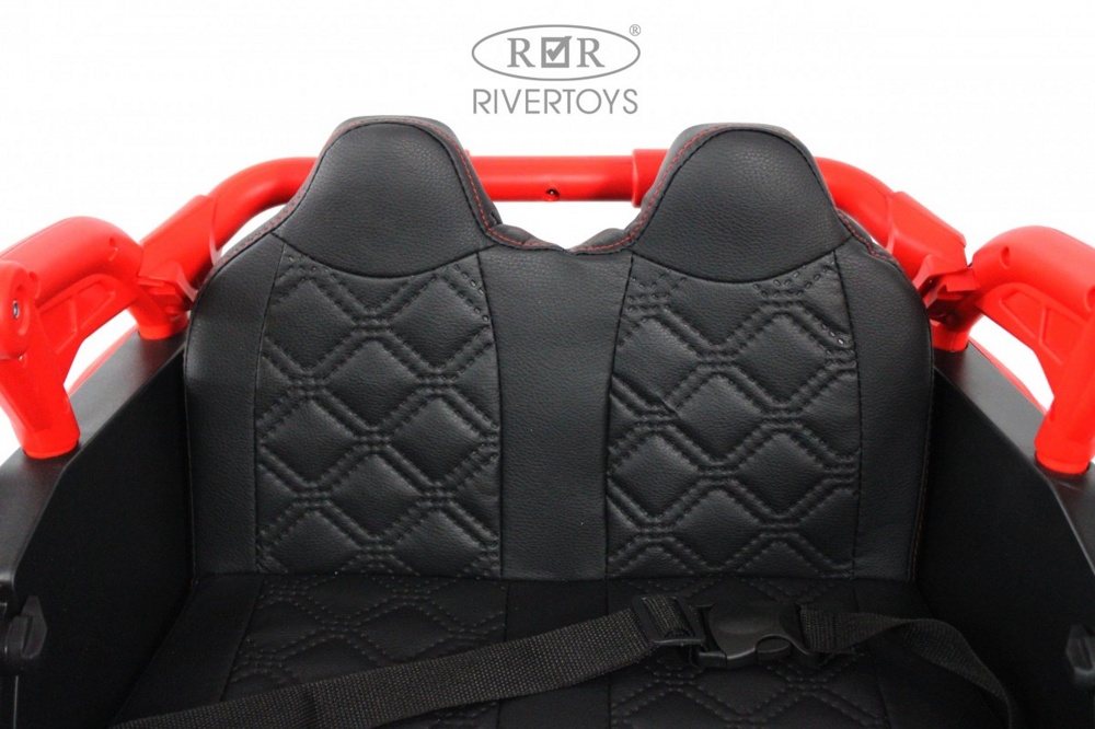 Детский электромобиль RiverToys K707AM-A (красный) - фото5