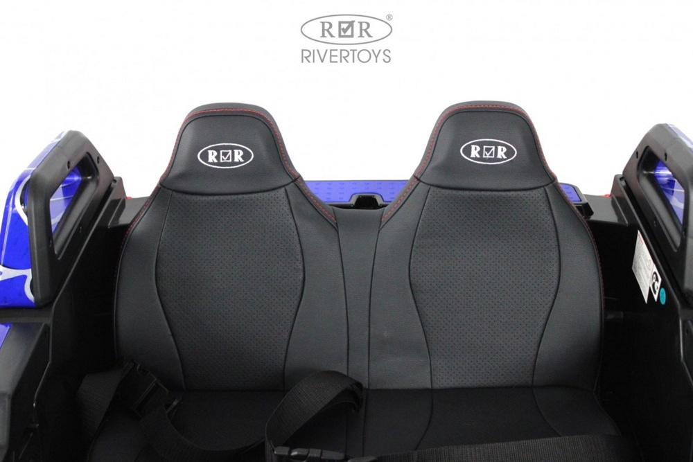 Детский электромобиль RiverToys A707AA LUX NEW 4WD (синий spider) Двухместный Полноприводный фото-3 Детский электромобиль RiverToys A707AA LUX NEW 4WD (синий spider) Двухместный Полноприводный фото-3