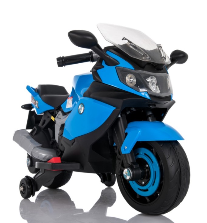 Детский электромобиль, мотоцикл Igro TD BLJ8388 (синий) B - фото2