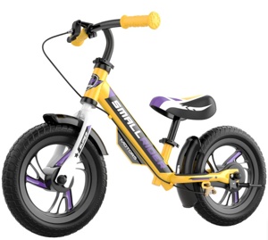 Детский беговел Small Rider Motors EVA (желтый) с 2 тормозами - фото