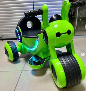 Детский электромобиль RiverToys HL300 (зеленый) - фото