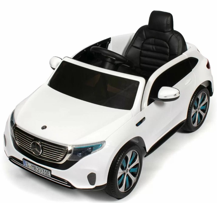 Детский электромобиль RiverToys Mercedes-Benz EQC 400 HL378 (белый) Лицензия - фото3