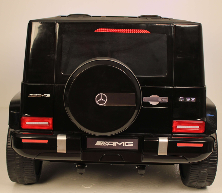 Детский электромобиль RiverToys Mercedes-AMG G63 4WD S307 (черный глянец) Лицензия полноприводной - фото5