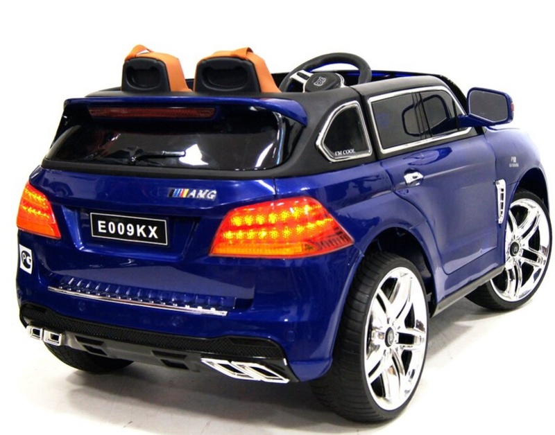 Детский электромобиль RiverToys Mercedes-Benz E009KX (синий) глянец автокраска GLE Coupe - фото5