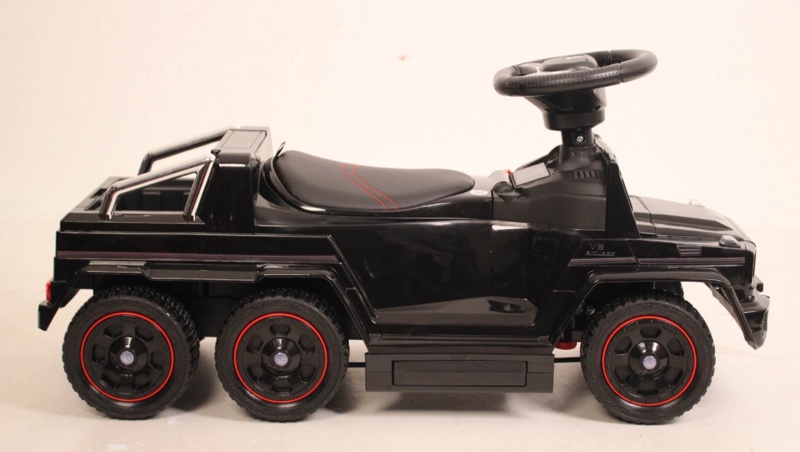 Детская машинка каталка RiverToys Mercedes-Benz A010AA-D (черный) Лицензия - фото3