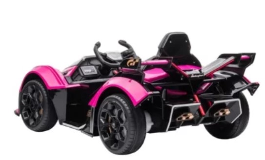 Детский электромобиль RiverToys Lamborghini GT HL528 (розовый) Лицензия - фото6