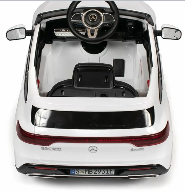 Детский электромобиль RiverToys Mercedes-Benz EQC 400 HL378 (белый) Лицензия - фото6