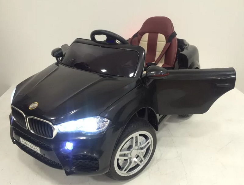Детский электромобиль RiverToys O006OO VIP (черный) BMW - фото6