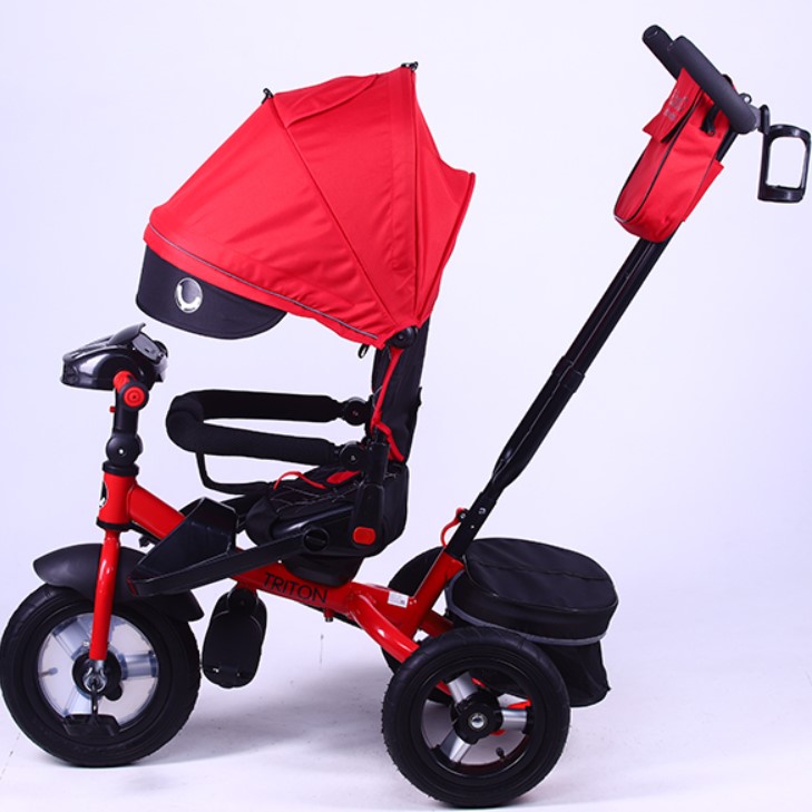 Детский велосипед Bubago Triton 2022 (Bluetooth, бордовый) - фото3