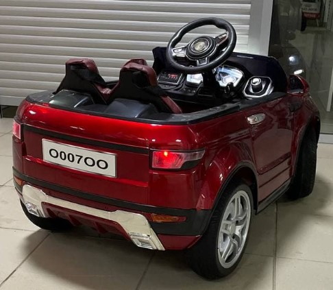 Детский электромобиль RiverToys Range O007OO VIP (вишневый глянец) автокраска Sport SVR - фото6