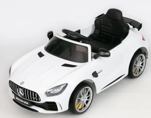 Детский электромобиль RiverToys Mercedes AMG Lux O088OO (белый) - фото