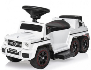 Детская машинка каталка RiverToys Mercedes-Benz A010AA-D (белый) Лицензия - фото