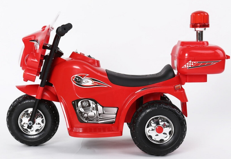 Детский электромобиль мотоцикл RiverToys Moto 998 (красный) - фото4